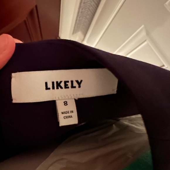 Likely Millbury Gown Navy Blue‎ Cut Out Dress Size 8 - Picture 8 of 8